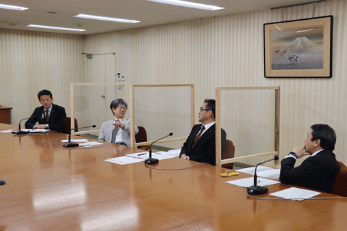 再生医療のまち蒲郡トップ会談